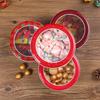Christmas Gift Box Metal Tin Candy Cookie Packaging Box Containers Kids New Year Gift Decor Xmas Party Supplies Navidad