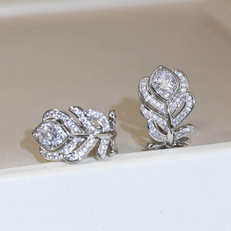 New Vintage Luxury Jewelry For Women Musla Design Ear Stud Wedding Jewelry Earrings Fashion Gifts Lady Party Earrings