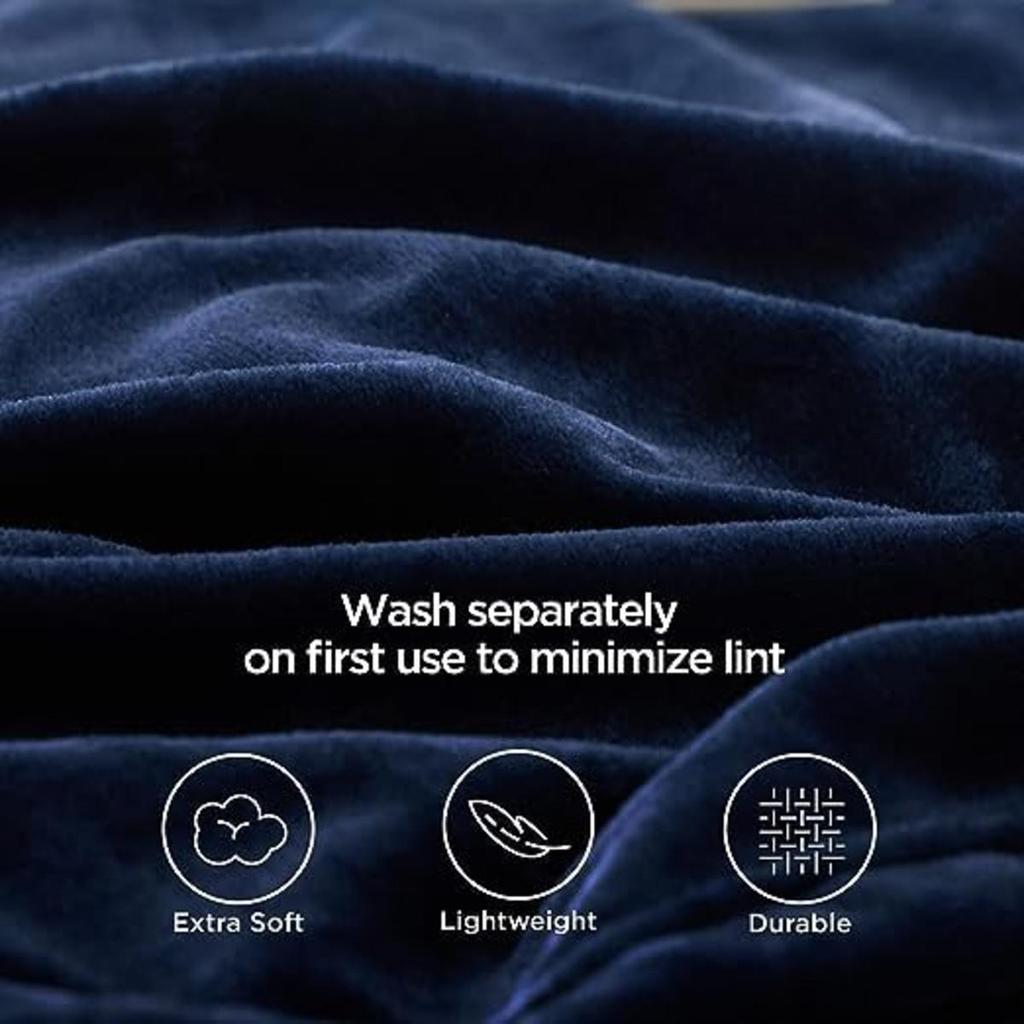 Super-Soft Mid Winter Fleece Double Blanket Cozy Heaven Deluxe Fleece Blanket Ultra-Soft Fluffy & Warm, 228.6 X228.6 CM