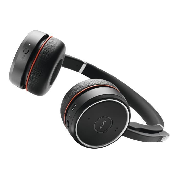 Coussinets d'oreille - Jabra - Evolve 75 - Pack de 6 - Noir - Synthétique - Sans fil