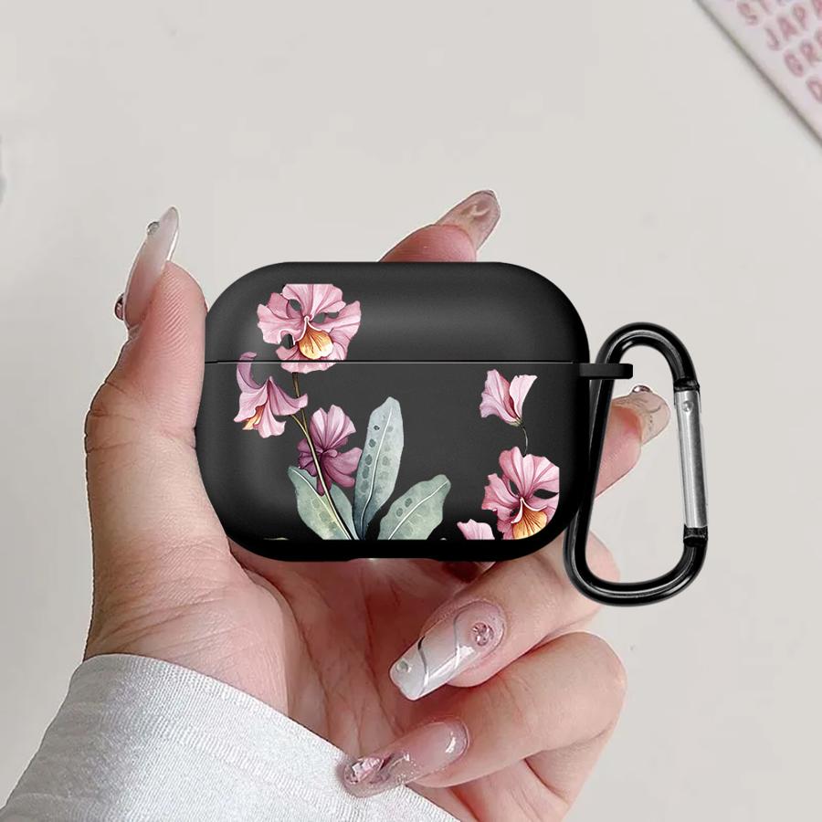 

Чехол Для Airpods 4 2 3 Pro3 Pro2 1 Pro Чехлы Для Наушников Обложка Цветы Силикон Airpods Pro