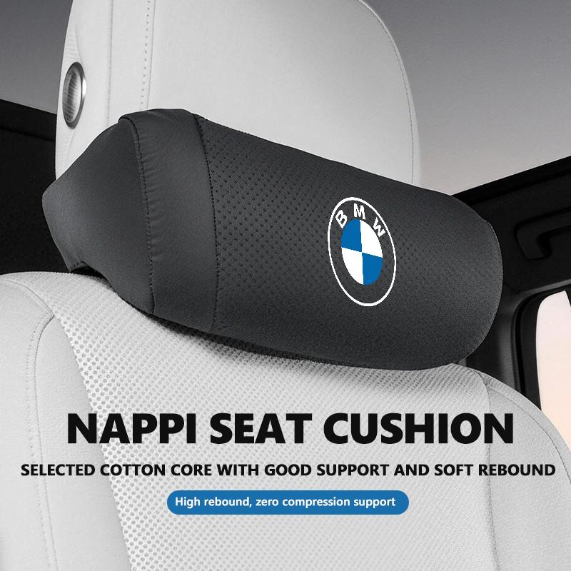 mkacg4 Car Pillow Seat Head Support Protector Auto Travel Soft Headrest For BMW Performance M E87 E30 E46 E28 F35 G20 E93 F20 X3 X