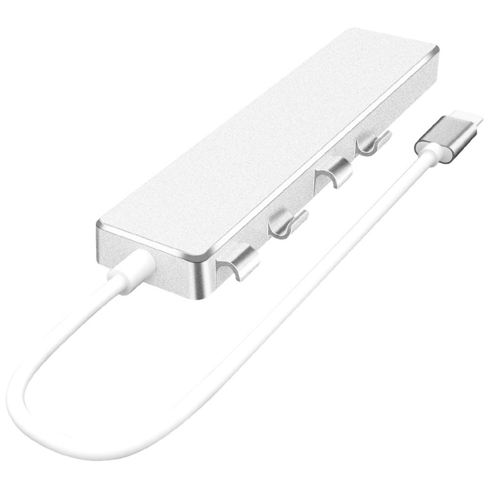 

ADS-301C Type-C Hub USB Ports Expander to USB-C+USB 3.0+3xUSB 2.0 Grey