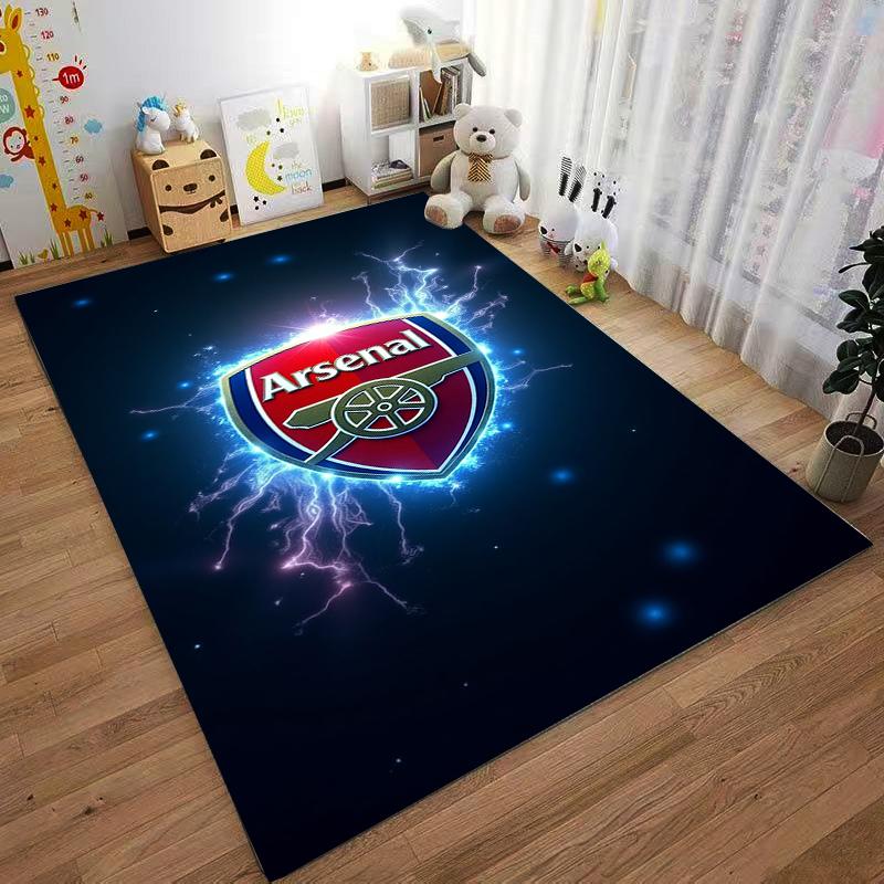 Arsenal Logo Designed floor mat, suitable as a non-slip mat for the living room or bedroom sofa