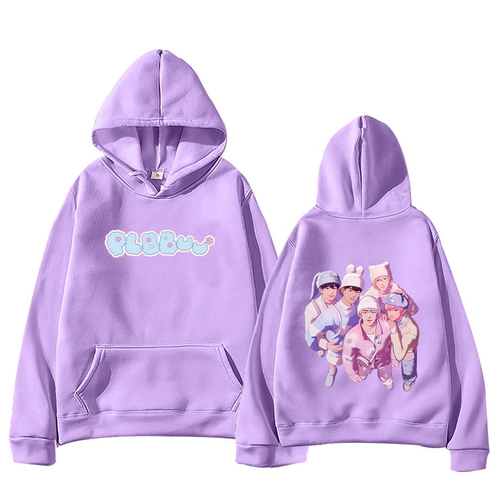 Nová podzimní zimní mikina Plave Bbuu! Kpop Potisk Mikiny Merch Móda Y2K Streetwear Ženy Muži High Street Pulovr
