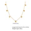 Fashion Chic Stainless Steel Cherry Chain Necklace, 18k Gold Plated Waterproof Charm Necklace, Exquisite Jewelry for Women Gift