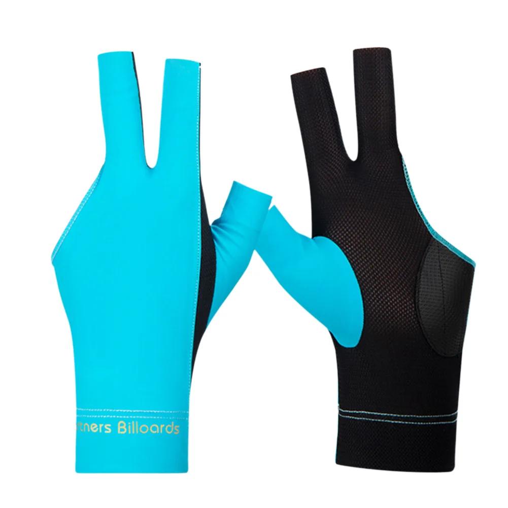 Open Fingers Pool Gloves Non-Slip Spandex Snooker Billiards Match Gloves Left/Right Hand Pool Cue Gloves Billiard Accessories