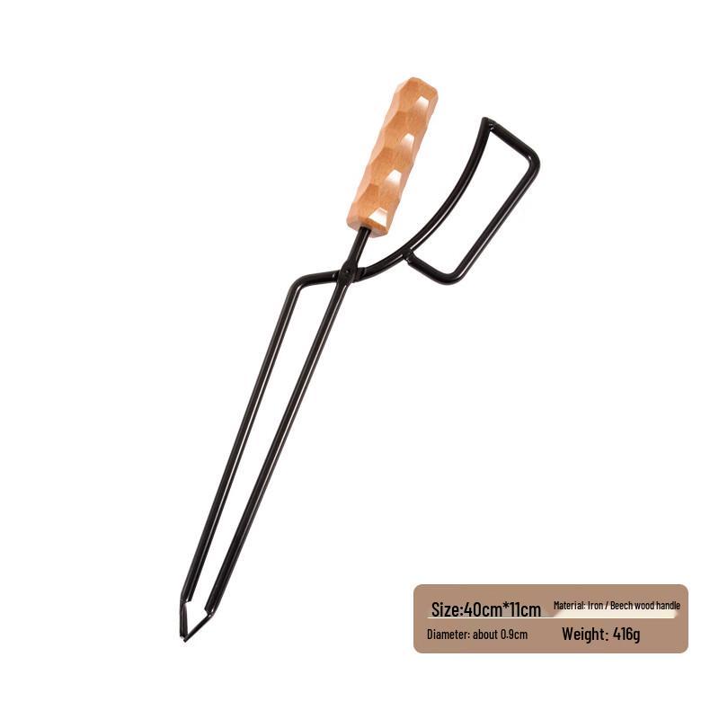 OEING Outdoor BBQ Campfire Tongs