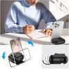 For AirPods 4 Case Leather Texture Matte Earphone Case with Phone Stand Bluetooth Headset Cover For AirPods Pro 3 2 1 Shockproof Earphone Charging Box
