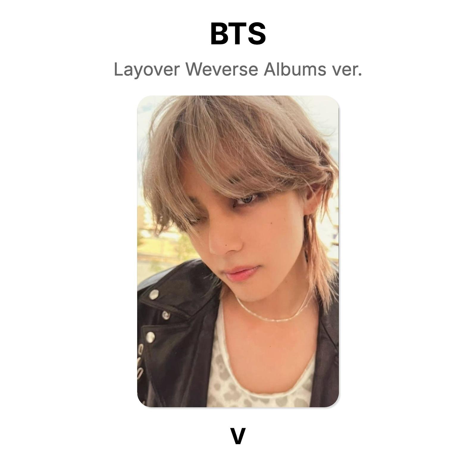 BTS Layover Weverse Albums ver. Official Photocard V 03