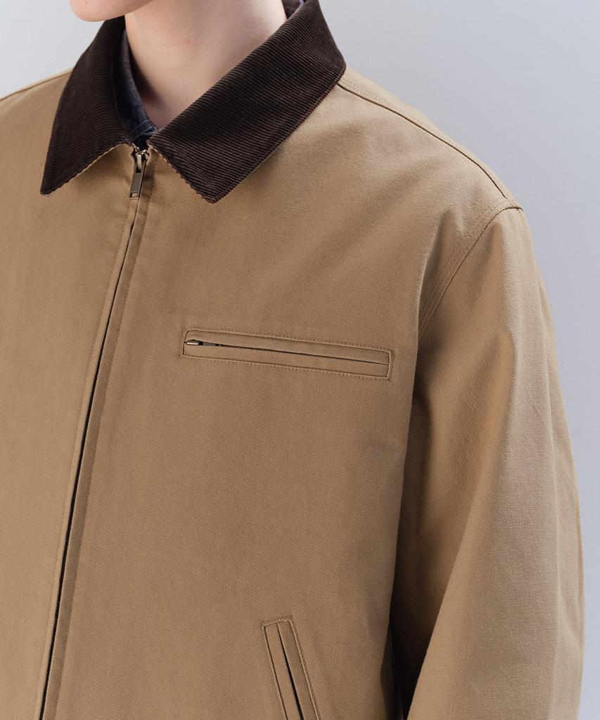Musinsa Standard Canvas Work Jacket [Beige]