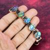 Abalone Shell Gemstone Bracelet Copper Adjustable Chain Bracelet Handmade Jewelry