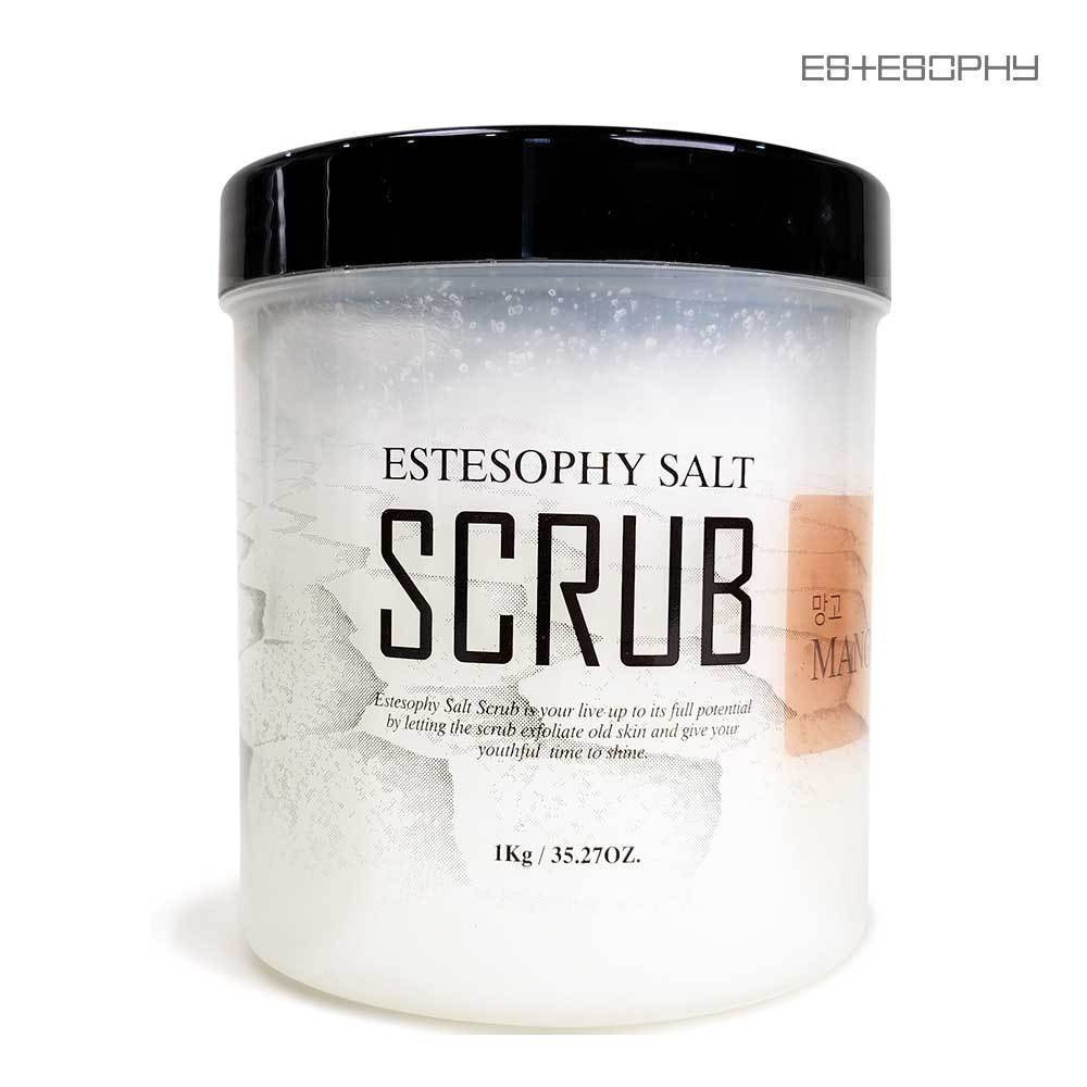 ES+ESOPHY Salt Body Scrub Face Mango 1000g Sauna Salt Beauty Salt