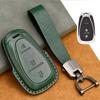 Genuine Leather Key Case Cover Suitable for Chevrolet Tracker Buckle Malibu XL Explorer Volando Pioneer Key Fob Protector