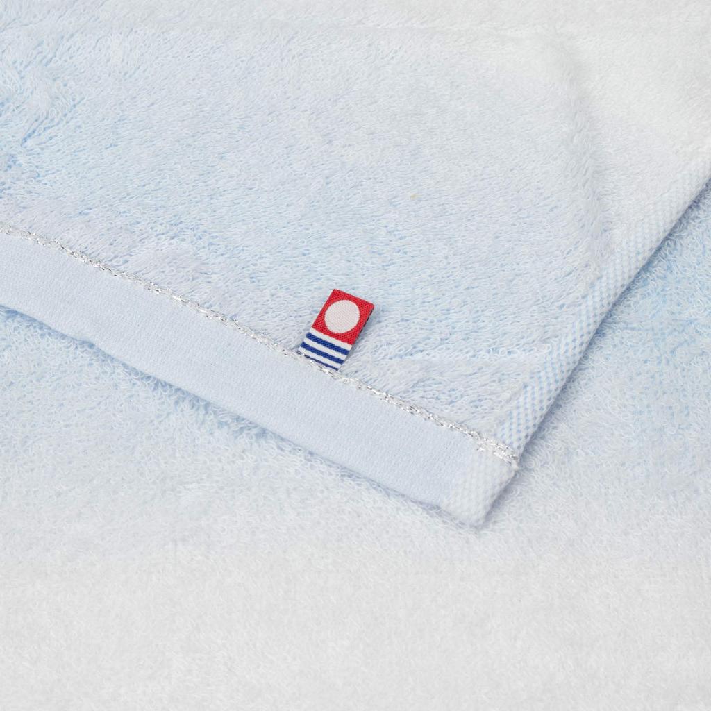 Nishikawa Imabari Towel Gift Two Face Made In Gift Blue Set Towels, 100% Cotton, Fluffy, Japan, Packaging, (TBF2997111B)