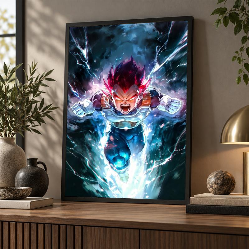 5D Diamond Painting Dragon Ball Vegeta DIY Full Drill Diamond Art Kit Home Decoration
