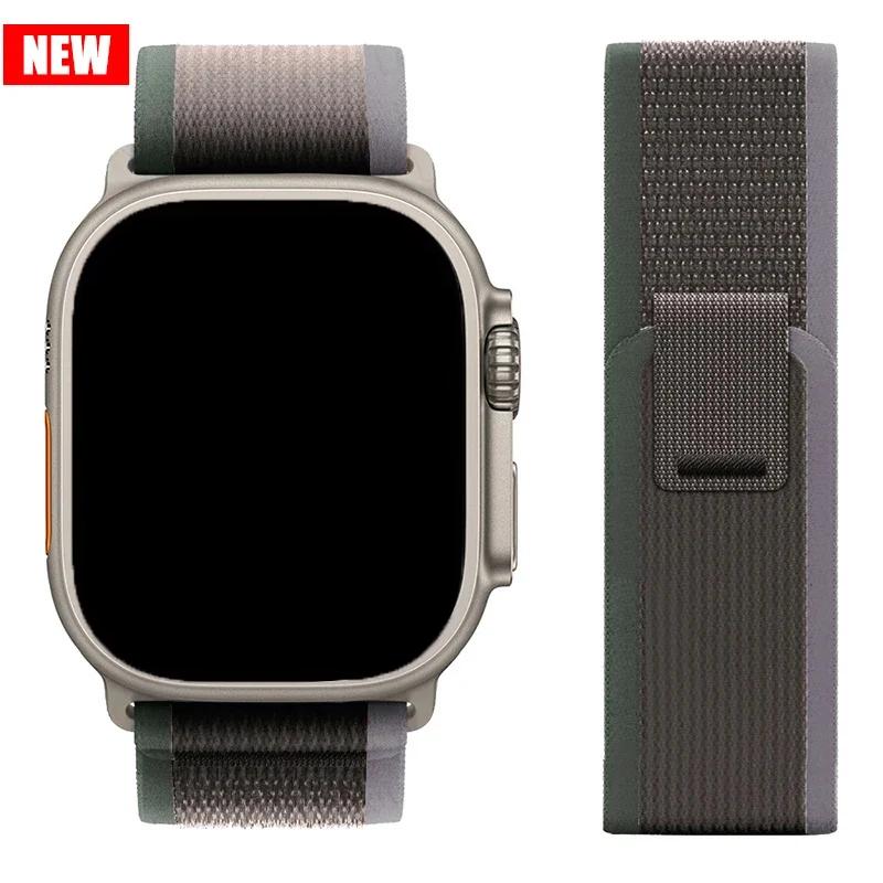 

Nylon Trail loop correa For Watch Ultra 2-3 49mm 45mm 44mm 42mm 46mm 41mm bracelet iWatch Series 11 10 9 8 7 6 5 SE Strap Series 10 11 46mm