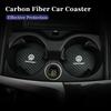 LMN1 2PCS Car Coasters Insert Cup Holder Coaster Key For Volkswagen VW Polo Golf 6 7 8 MK5 MK7 Jetta Passat Tiguan Touran Bora T-ROC