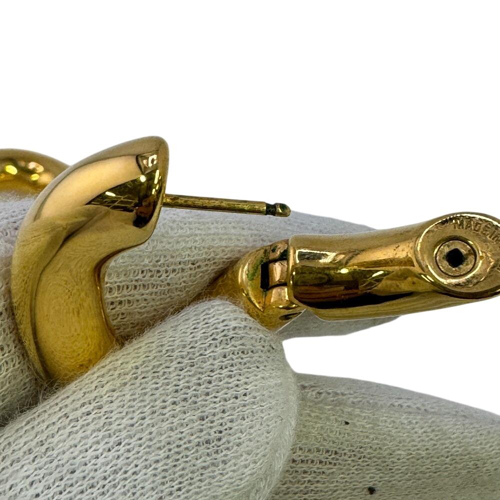 BALENCIAGA Gold Plated hoop Pierce gold Gold Plated Used