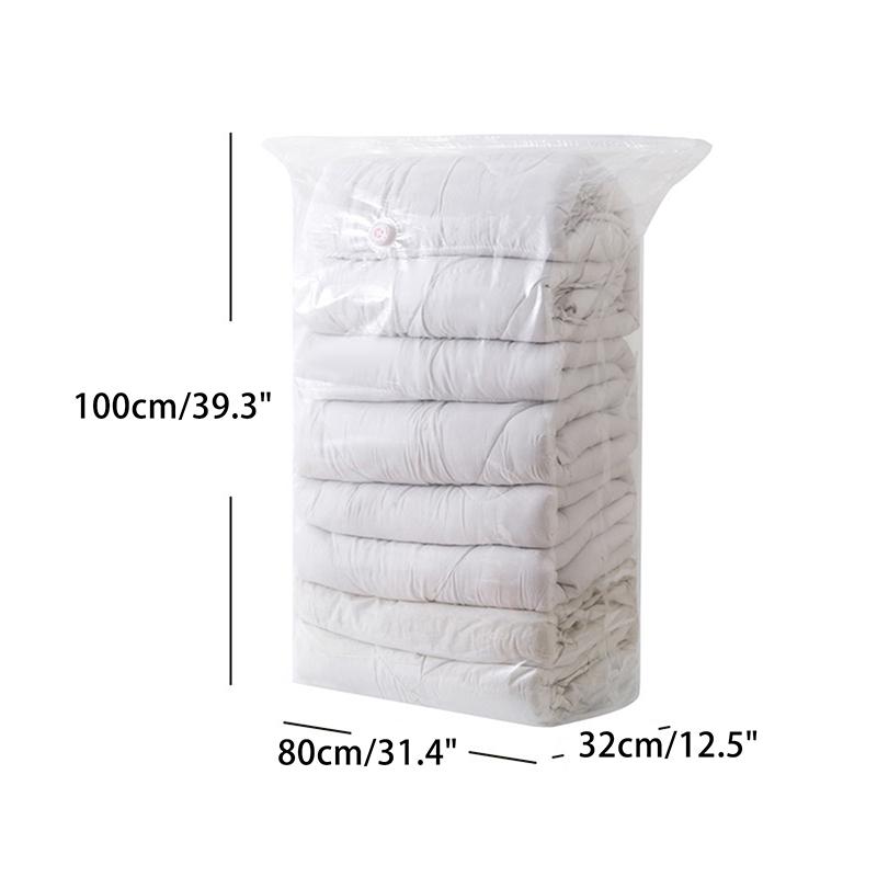 Worki próżniowe bez potrzeby pompowania Duże plastikowe torby do przechowywania ubrań Koce Pokrowce na puste torby kompresyjne Akcesoria podróżne