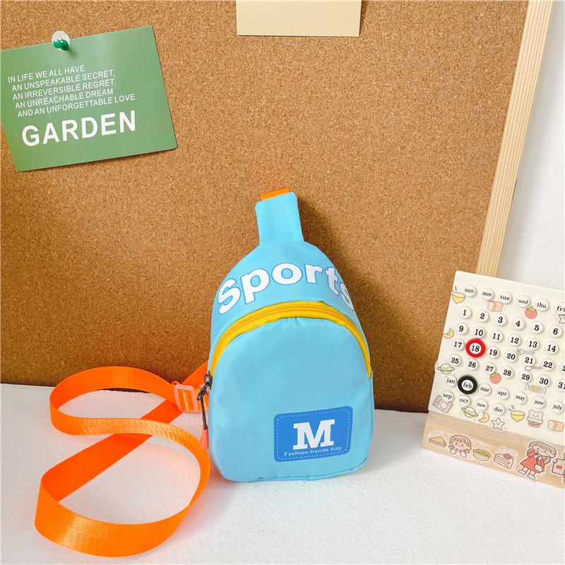 Modă pentru copii geantă mică de piept la modă cool băiat geantă de umăr cu literă personalizată geantă pentru schimbat bebelușul fată ieșind geantă messenger