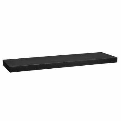 Self-hanging Wall Shelf 80cm Black