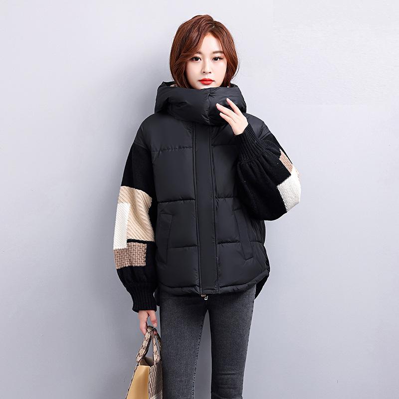 Down cotton-padded clothes women's winter small short cotton-padded clothes fashionable thickened small cotton-padded jacket