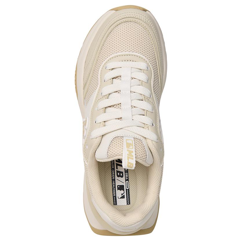 MLB Chunky Runner Cushioning, Wear Resistant Low Top Running Shoes Unisex Ivory 3ARNCRM4N-07IVS