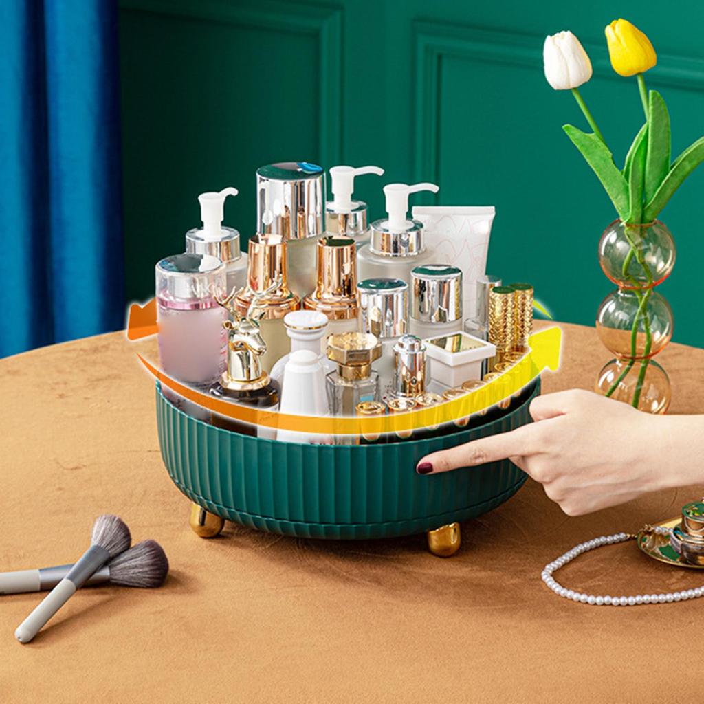 Multipurpose Storage Case Ornament Container Accessories Vanity Shelf Pantry