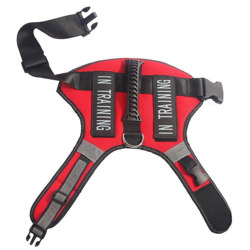 

Red Service Dog Pet Harness for Outdoor Walking red XS#1