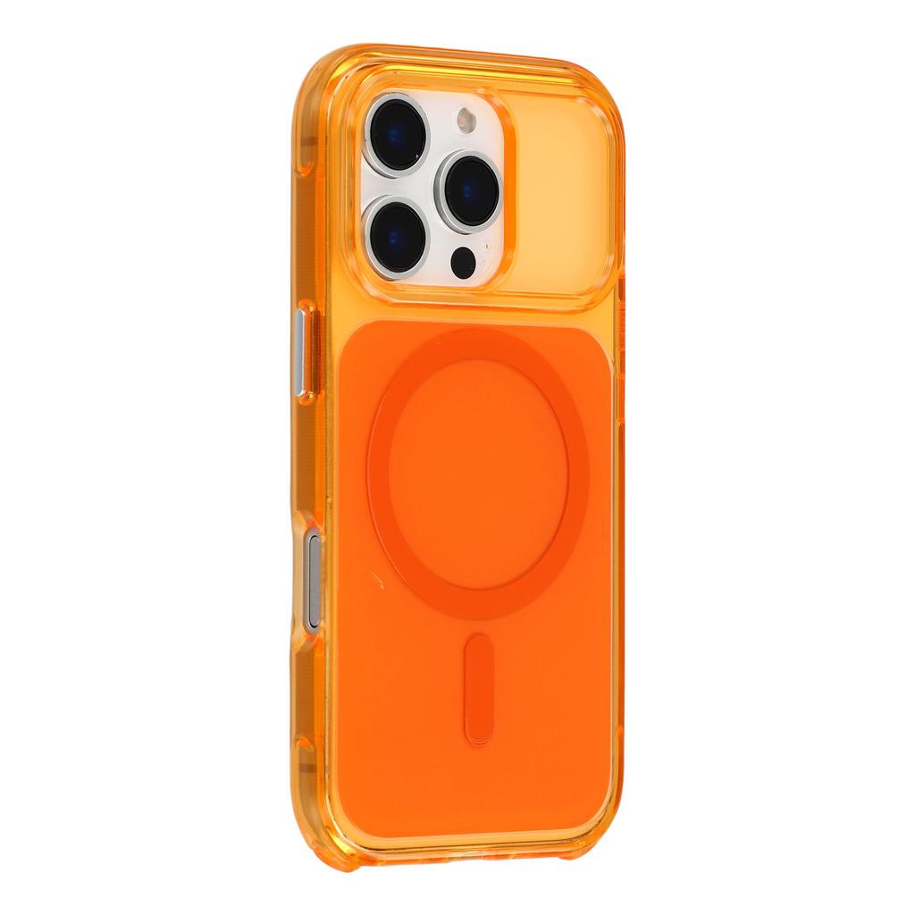 For iPhone 16 Pro Max Case Compatible with MagSafe 2 in 1 Clear TPU Acrylic Shockproof Phone Cover