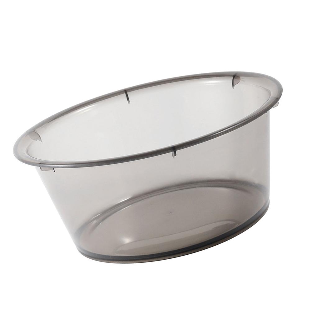 Large Transparent Laundry Basin Household Plastic Simple Thickened Washbasin Student Dormitory Plastic Basin Grey