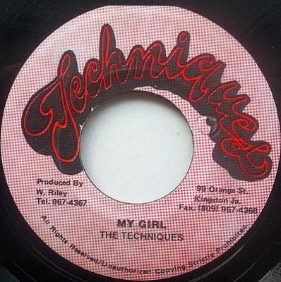 Disque 7 pouces TECHNIQUES / KEBLE DRUMMOND - My Girl / If Only Love Could Last ( AUCUN Techniques Reggae Jamaïcain, Ska & Dub Utilisé