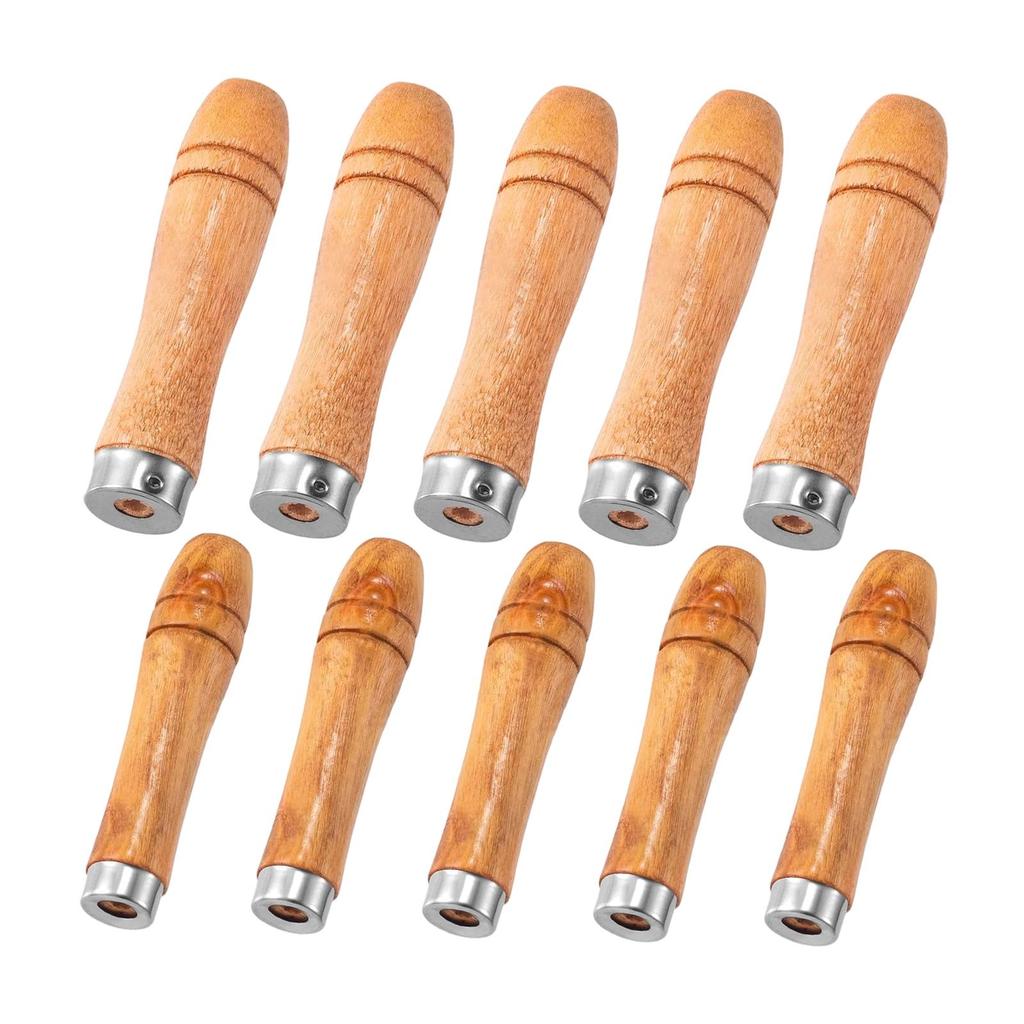 Wooden files Handle Set Wood Rasp Ergonomic Screw on Hardwood Woodworking Garage Maintenance Accessories Replacement