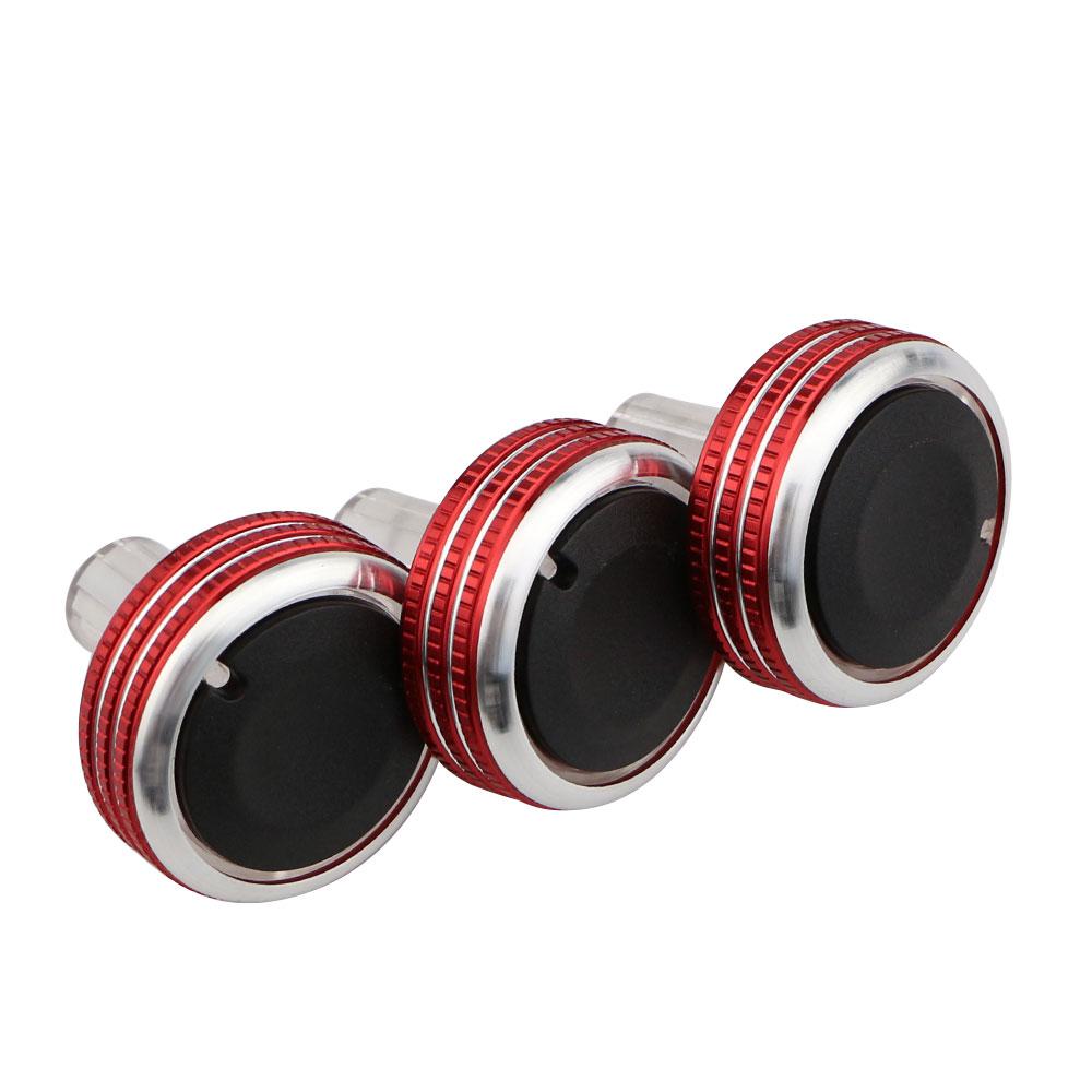 Car A/C Air Conditioning Knob Heat Control Switch Button Knob for Honda Old Fit 2002 - 2010 AC Knobs Aluminum Alloy
