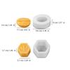 Geometric Building Silicone Candle Molds Coffee Beans Soap Making Molds for Epoxy Resin, Handmade Soap, Home Decoration