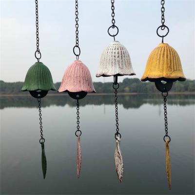 Wind Bell Nerezový japonský retro železný jednolistý větrný zvonek pro zahradu