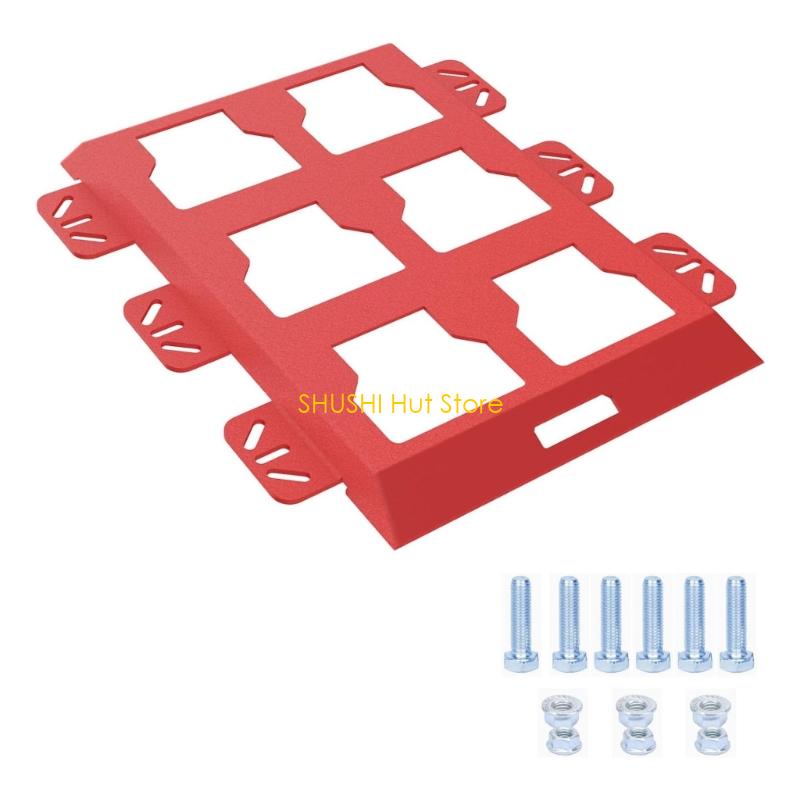 Upgrade Integral Mounting Plate for Packouts,High-Strength Half Width Plate Power Tool Storage Mounting Plate D57B
