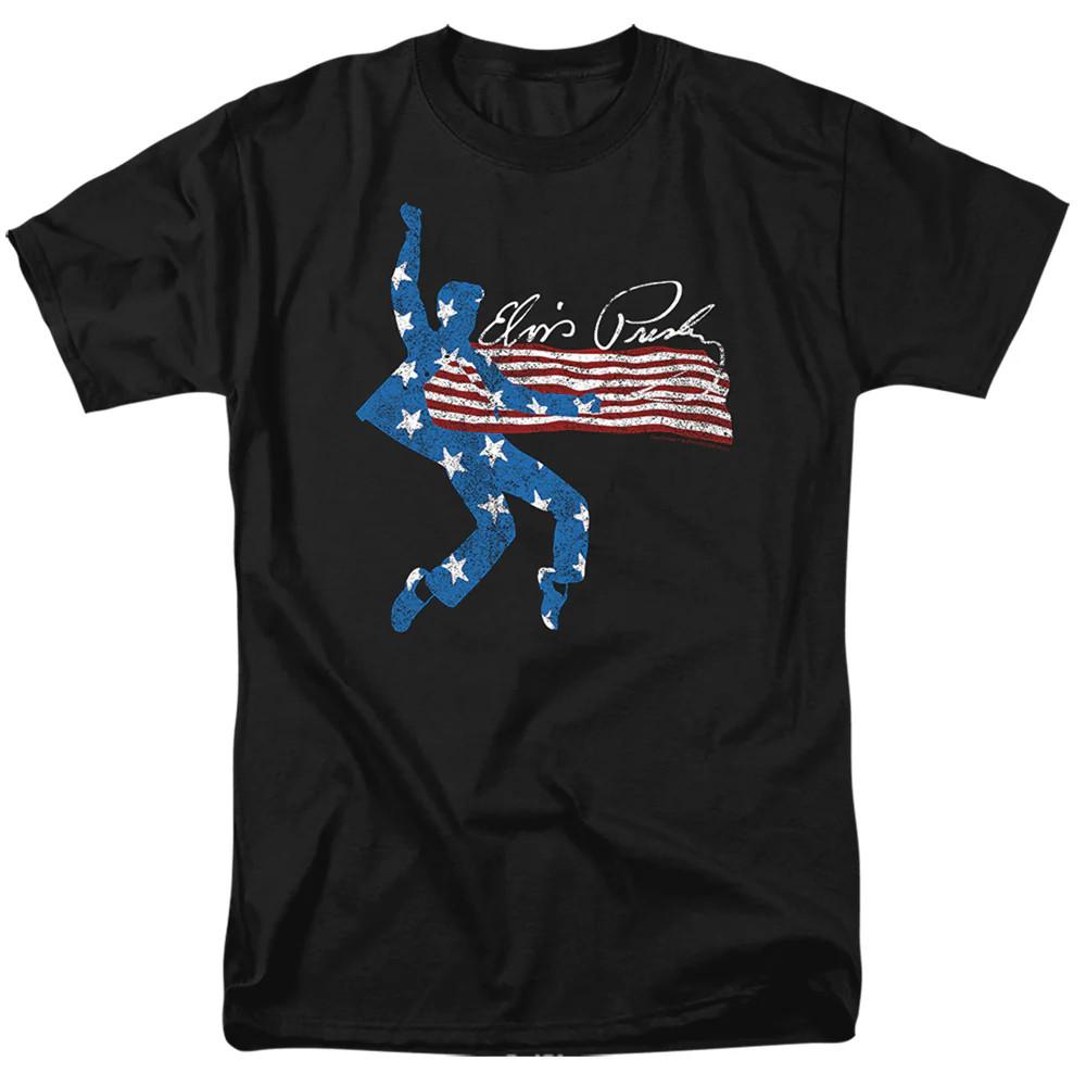 

Elvis Presley American Jailhouse Mens T Shirt Black Officially Licensed L