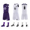 Source Manufacturer Wholesale Children's Basketball Suit Men's Double-sided Wear Basketball Clothes Game Sports Vest Group Buying Printing