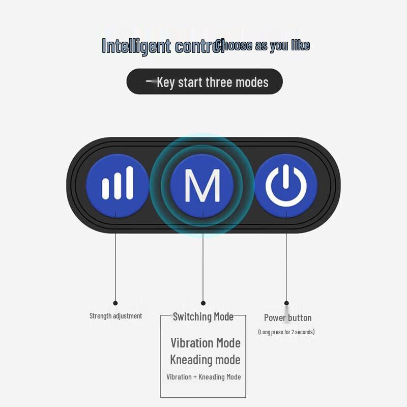 Misida Smart Voice 3D Kneading Neck and Shoulder Massager Pillow