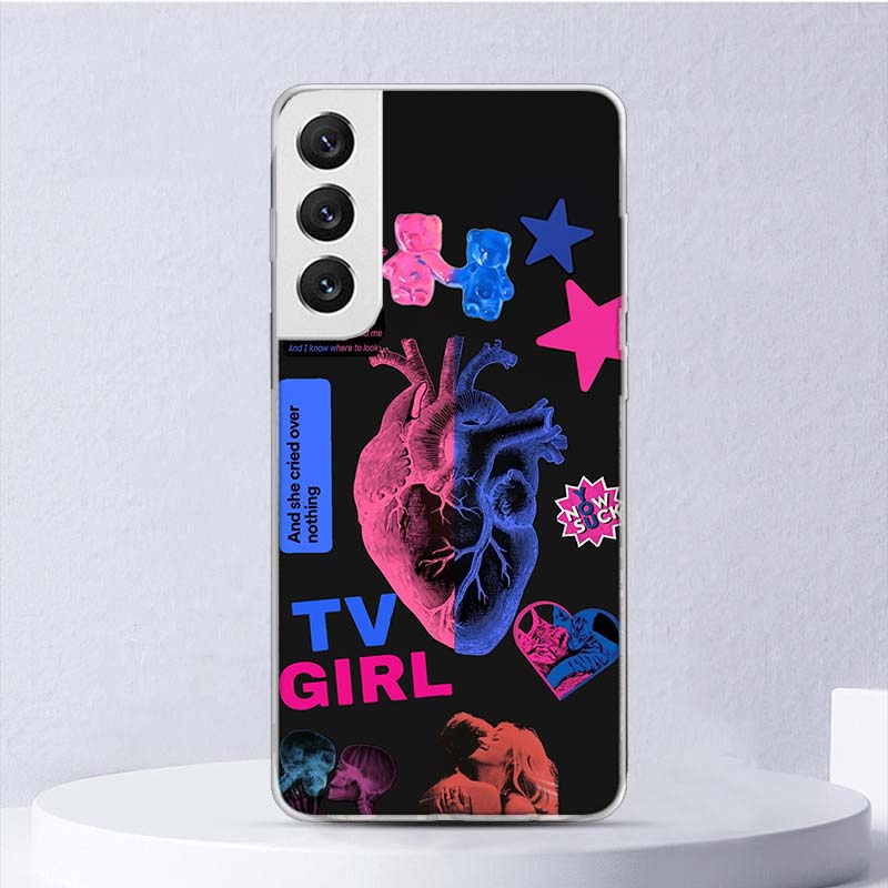 TV Girl Album Soft Case For Samsung Galaxy S25 S24 S23 S22 Ultra Phone Cover S20 FE S21 Plus S25 Edge + Funda Coque