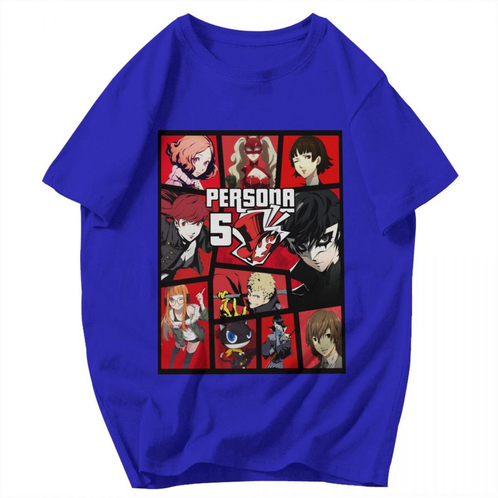 Men T Shirt Persona 5 Awesome Gifts Y2K Graphic Tees Unisex Tops T Shirts