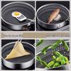 ZISIZ Stainless Steel Non-stick Frying Pan