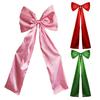 Christmas Tree Topper Bow Large Tree Topper Satin Bow Decoration for Home Wedding Birthday Party Holiday Decor