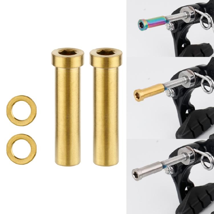 2Pcs Road Bike C Clamp Fixed Nut Replacement Bike C Clamp Fixed Nut Bicycles Brake Calipers Nut Easy To Use