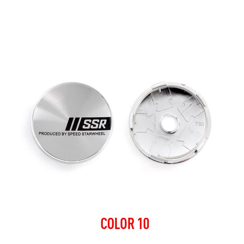 ASL1 4PCS/lot 60MM EXECUTOR SSR Car Wheel Center Hub Caps Car Emblem Badge Logo Wheel Center Cap Label Car Styling Accessories