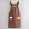 Waterproof Printed Household Oilresistant Kitchen Apron Work Easy Storages