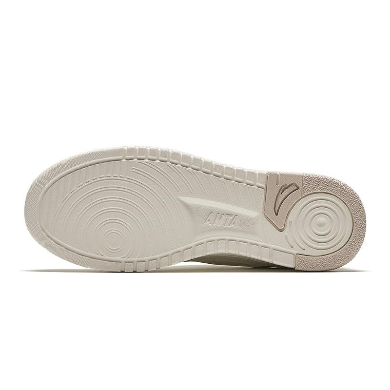 Anta Lightness White Sneakers Abrasion Resistant Lightweight Height Increasing Men's 912438010-6