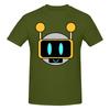Sprunki Happy Mr Fun Bot Robot Head Not Easy To Deform Tshirtartistic Style Dark Color Schemes Short Sleeve